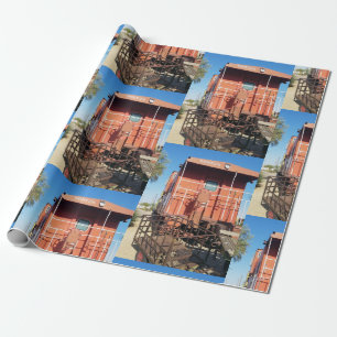 Tåg Caboose Presentpapper
