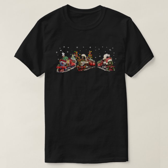 tåg christmas t shirt (Design framsida)
