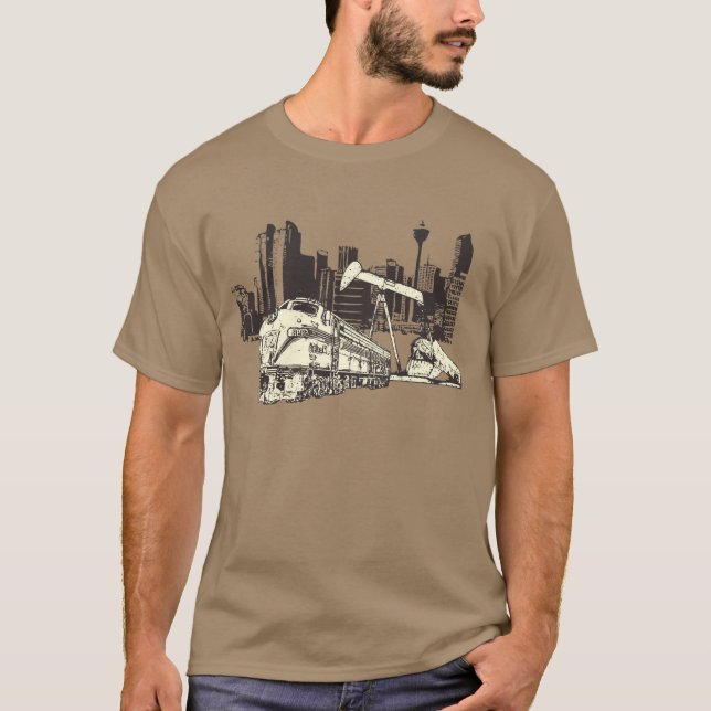 Tåg City T Shirt (Framsida)