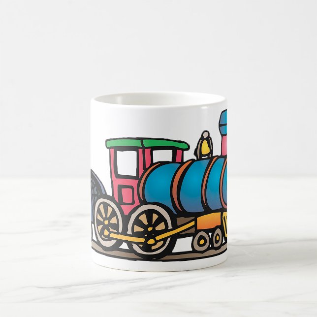 Tåg drar kol kaffemugg (Skapare uppladdad)