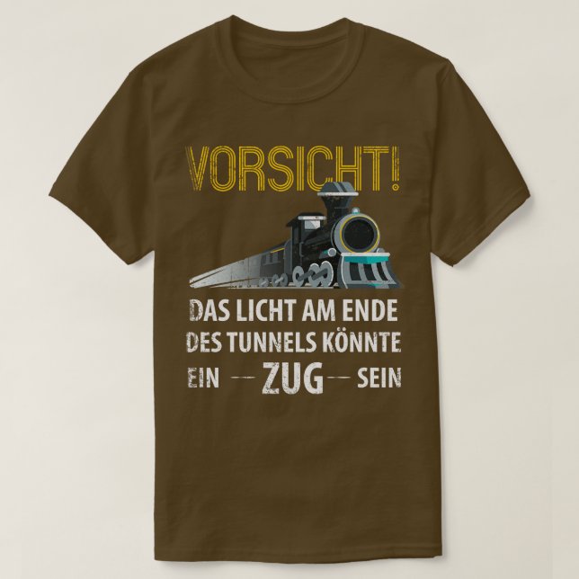 Tåg Driver Tåg Railway T Shirt (Design framsida)