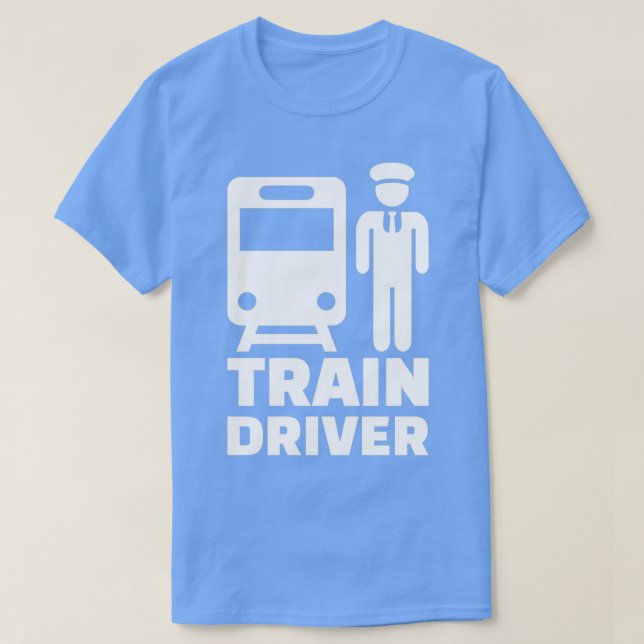 Tåg-drivrutin 13 t shirt (Design framsida)