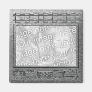 Tåg Embossed Magnet