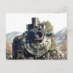 Tåg Engine Vykort