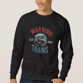 Tåg Enthusiast Alert Lång Ärmad Tröja