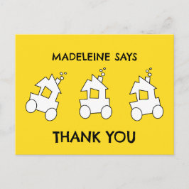 Tåg Födelsagsfest Vykort