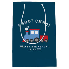 Tåg födelsedagsfest presentsäck