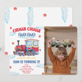 Tåg Foto Inbjudningar