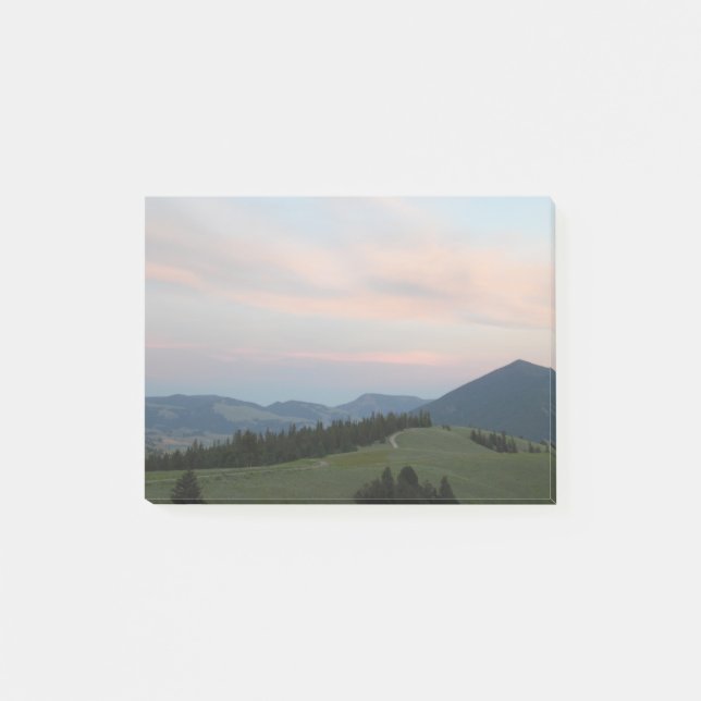 Tåg genom bergen post-it block (Framsida)