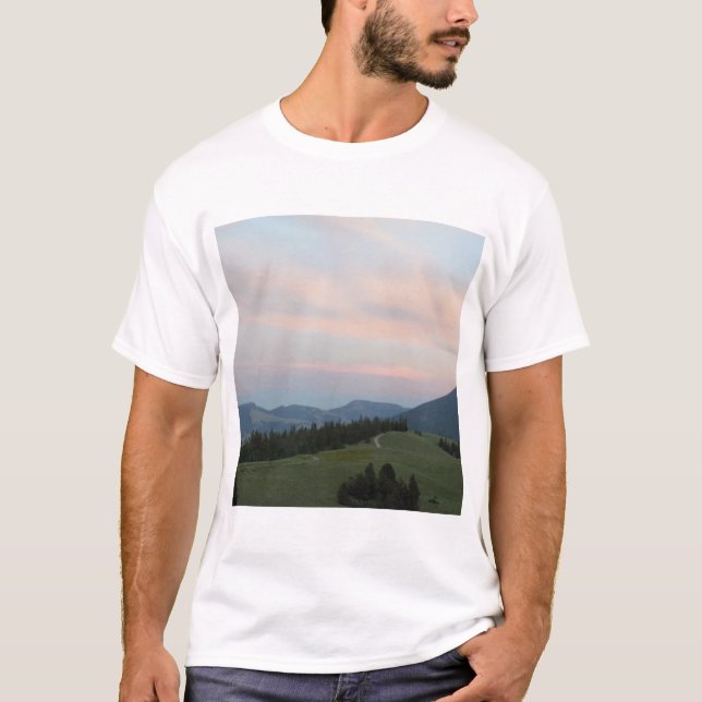 Tåg genom bergen t shirt (Framsida)