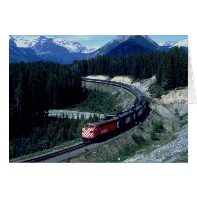 Tåg Hälsningskort (Framsidan Horizontal)