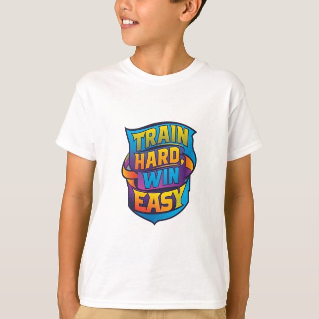 TÅG HARD WIN EASY T SHIRT (Framsida)
