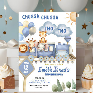 Tåg hela natten med foto inbjudningar