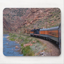 Tåg i en Gorge Mousepad Musmatta