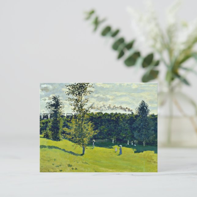 TÅG i LAND Vykort (Stående Fram)