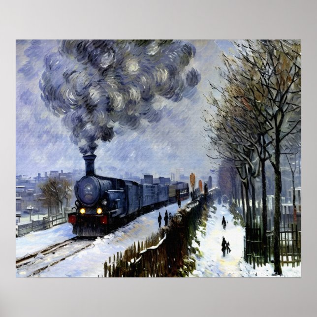 TÅG i SNÖ Poster (Framsidan)