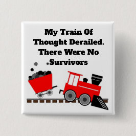 Tåg i tankeknappen knapp