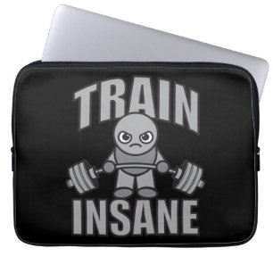 TÅG INSANE - Workout Tecknad Anime Motivational Laptop Sleeve