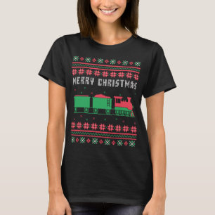 Tåg järnväg Äkta julsötare Tee Shirt