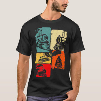 Tåg Järnväg Ingenjör Järnvägsånga Tåg Locomo T Shirt