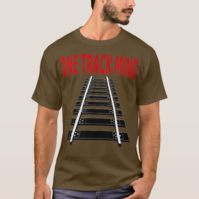 Tåg järnvägar Tåg Track Tee (Framsida)
