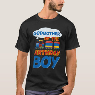Tåg järnvägars gudmor från födelsedagstjukens tema t shirt