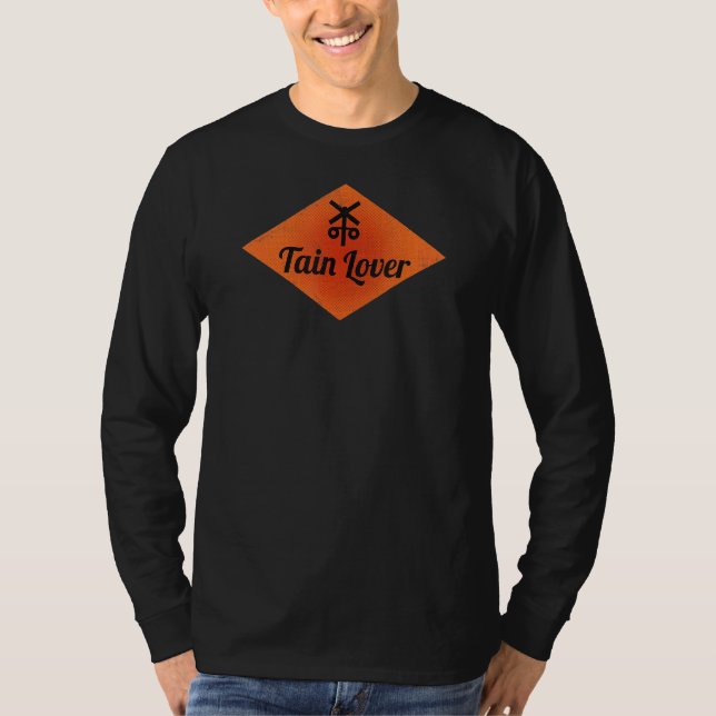 Tåg järnvägstågskommunikation t shirt (Framsida)