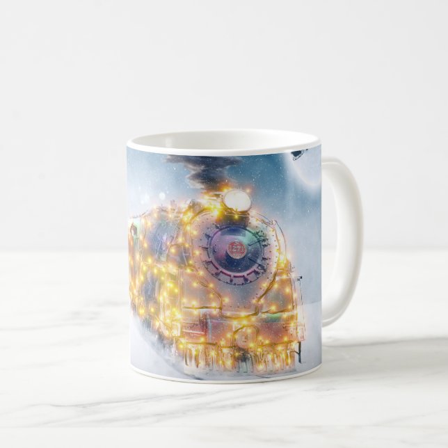 Tåg kaffemärke kaffemugg (Framsida höger)