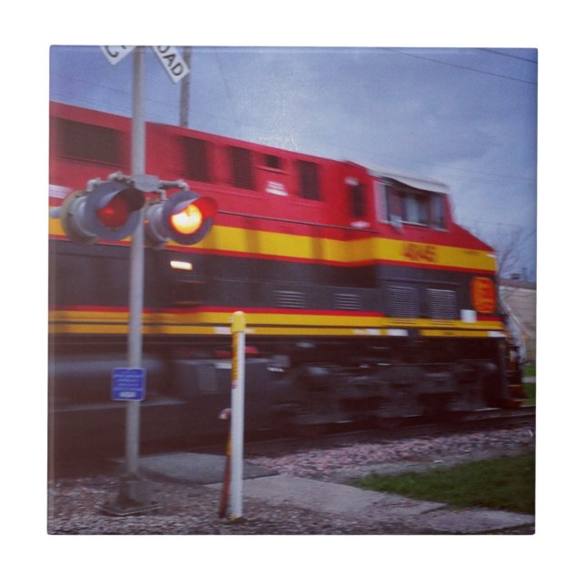 Tåg Kakelplatta (Framsidan)