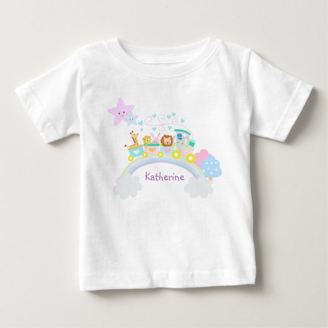 Tåg Kärlek White T-Shirt (Framsida)