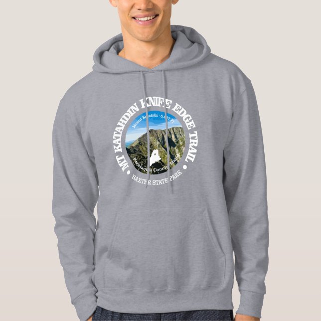 Tåg knivar Kant (Katahdin) Hoodie (Framsida)