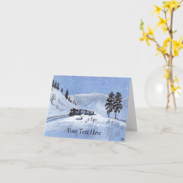 Tåg Kort (Gul blomma)