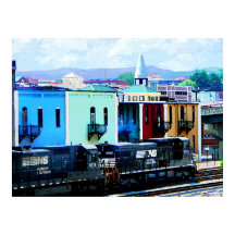 Tåg krossas av två lok Roanoke VA