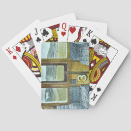 Tåg Landskap (av Eric Ravilious) Casinokort