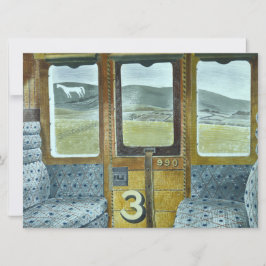 Tåg Landskap (av Eric Ravilious) Kort