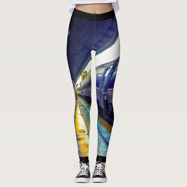 Tåg Leggings (Framsida)
