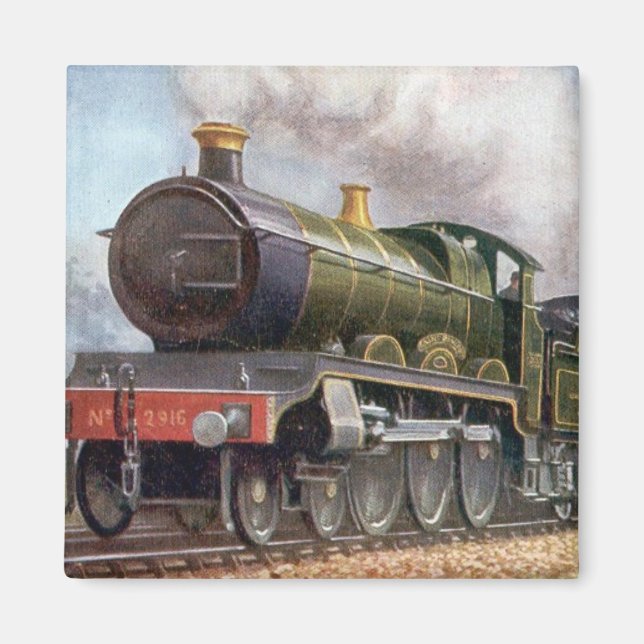 Tåg Magnet - GWR nr 2916 (Framsidan)