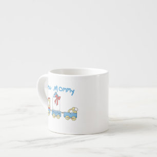 Tåg New Mamma Det är en pojkgåva Espressomugg