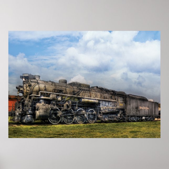Tåg - Nickel Plate Road Poster (Framsidan)