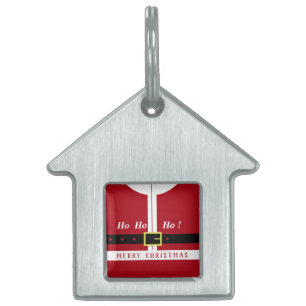 Tag-nummer för den fina juljultomten ID-bricka husdjur