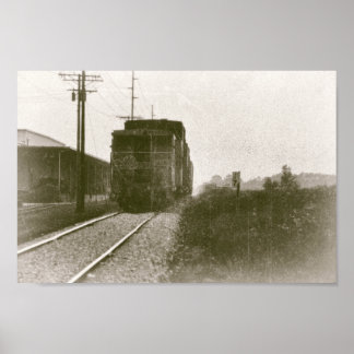Tåg om järnvägstrafik: Retrolok Poster