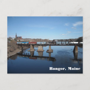 Tåg om Penobscot Vykort