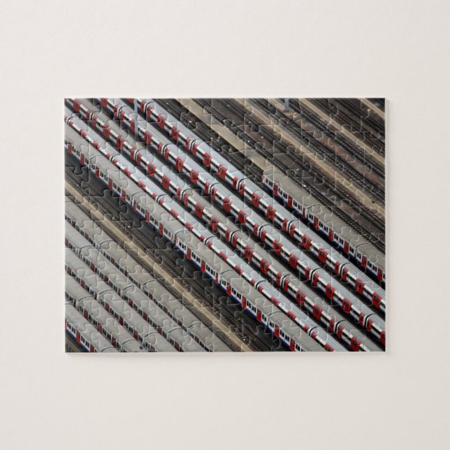 Tåg-omöjlig Pussel (Horisontell)