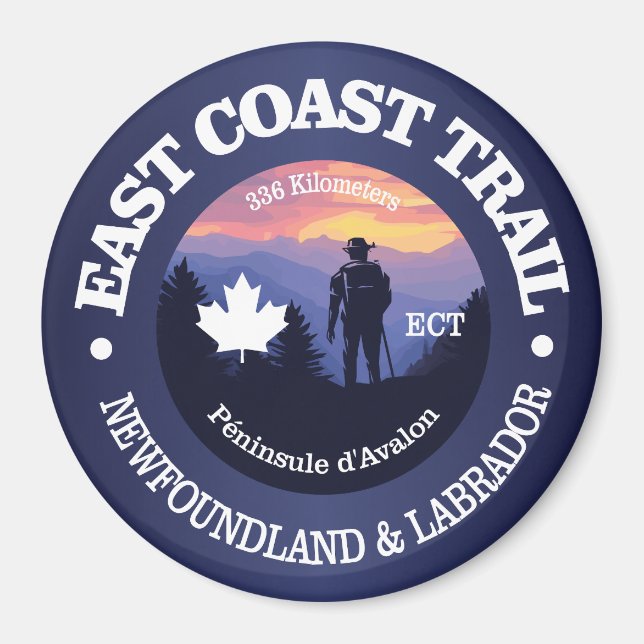 Tåg öster Kusten (rd2) Magnet (Framsidan)