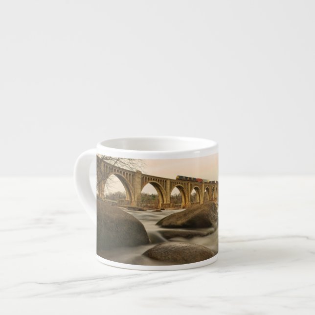 Tåg över James River Espressomugg (Framsida vänster)