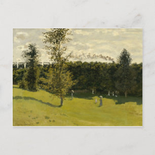 Tåg på landsbygden (1870) vykort