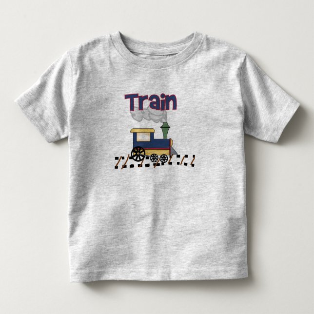Tåg på spår tee (Framsida)