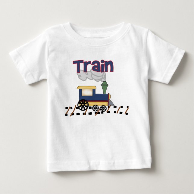 Tåg på spår tee shirt (Framsida)