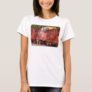 Tåg - Pennsylvania, nordlig regionCaboose Tee Shirt