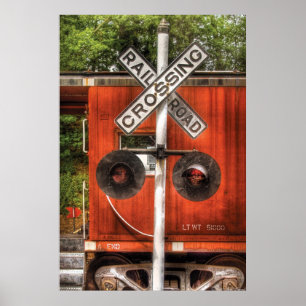 Tåg - RailRoad Crossing Poster
